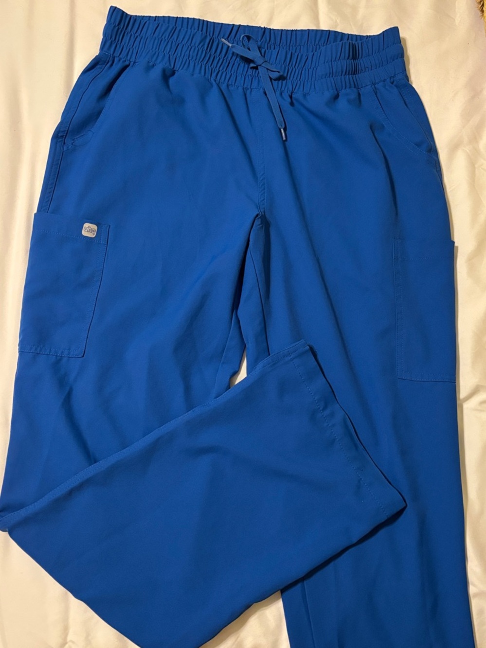 Uniform Headquarters Women’s Royal Blue Elastic-Waist Scrub Pants
